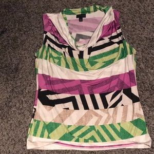 3/$15-Sleeveless multi colored top